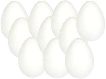 Jajko jajo jaja jajka styropianowe pisanki WIELKANOC, wysokość 5cm/10szt.