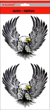 Naklejka Nalepka Samochód Orzeł Eagle Orły RYBNIK