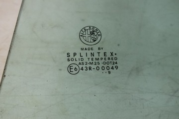 SKLO (OKNO) BOČNÍ LEVÝ ZADNÍ ALFA ROMEO 166 00R