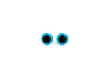 Safety eyes bezpieczne oczy zaciskowe do maskotek 8mm niebieskie