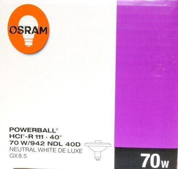 Лампа OSRAM POWERBALL HCI-R 111 70 Вт/942 NDL GX8.5