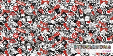 Наклейка STICKERBOMB STICKER BOMB УЗОРЫ 200х50 см