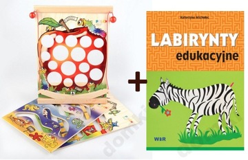 Labirynty edukacyjne + łódka sprawności logopedia