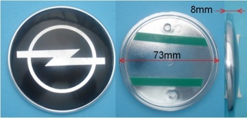 ZNAK LOGO ZNAKY OPEL CORSA B OMEGA - 73MM 6