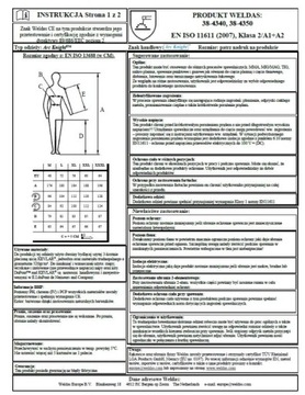 Сварочный комбинезон WELDAS 38-4340 XL