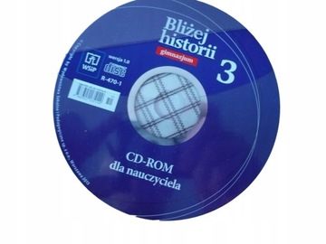 BLIZEJ HISTORII 3 SPRAWDZIANY testy na cd PŁYTA