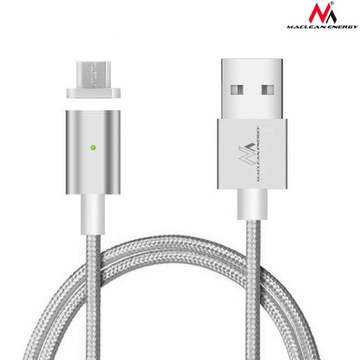 МАГНИТНЫЙ КАБЕЛЬ MICRO USB СМАРТФОН ПЛАНШЕТ LED 1M