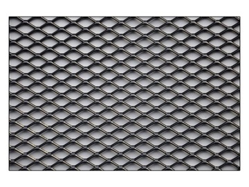 Siatka aluminiowa Czarna 16mm x 10mm 100cm x 25cm