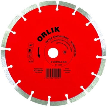 TARCZA DIAMENTOWA ORLIK 150 MM BETONU IN CORPORE