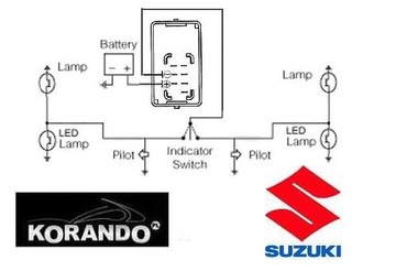SUZUKI SV650 BANDIT РЕЛЕ СВЕТОДИОДНЫХ СИГНАЛОВ ПОВОРОТОВ