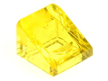 LEGO Skos prosty 1x1 54200 żółty-trans - 4 szt.