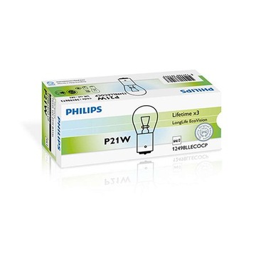 Лампы Philips P21W LongLife EcoVision 3xLife