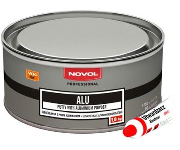 NOVOL ALU Szpachla samochodowa pyłem aluminium 1,8