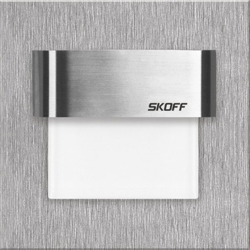 TANGO Oprawa schodowa LED 230V INOX CIEPŁY SKOFF
