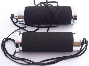 MANETKI CALOWE CHROM GĄBKA FRĘDZLE CHROM HARLEY