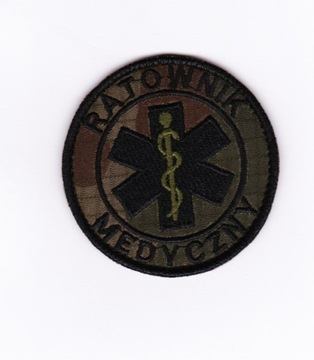 VAR Naszywka RATOWNIK MEDYCZNY- WZ 6,5 CM