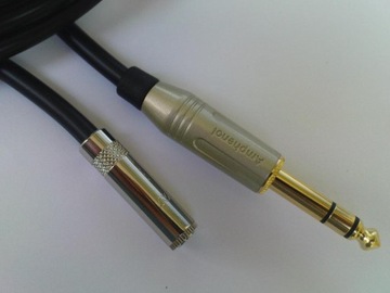 PROCAB gniazdo stereo miniJack3.5/JACK 6.3S 2.5m