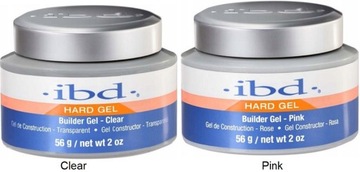 IBD Hard Builder Gel Прозрачный розовый строительный гель 56 г