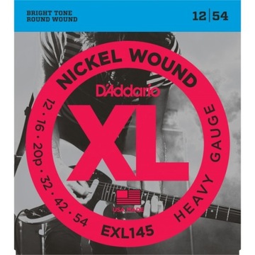 D'Addario EXL145 12-54 struny do gitary elektrycznej KOMPLET