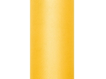 Tiul 30cm rolka 9m żółty Dekoracje na Wielkanoc ozdoby bieżnik kokardki