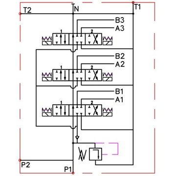 ГИДРАВЛИЧЕСКИЙ ДИСТРИБЬЮТОР. 3Z80 3XA1 12В БАДЕСТНОСТЬ