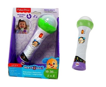 Пластинки FISHER PRICE MICROPHONE MALUCHA обучают FBP38