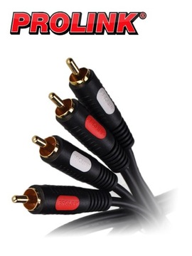 КАБЕЛЬ 2 RCA — 2 x RCA АУДИО CINCH GOLD PROLINK CLASSIC CL 427 1,8 м