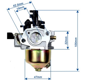 КАРБЮРАТОР HONDA GX160 GX200 5 - 6,5 л.с. LONCIN KRANIK