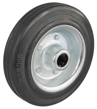 KÓŁO DO WÓZKA METALOWO GUMOWE FI 160 - 150 kg