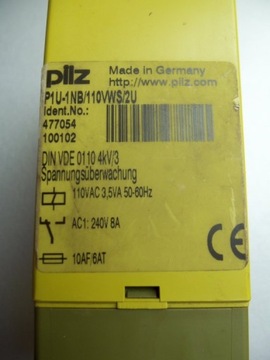 РЕЛЕ PILZ P1U-1NB110VWS/2U 477054