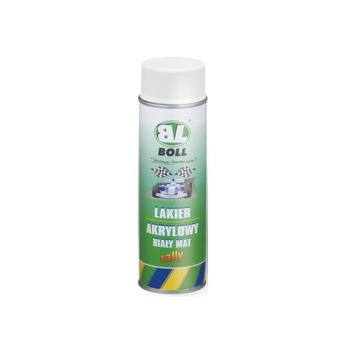 BOLL LAKIER AKRYLOWY AEROZOL MAT-RALLY BIAŁY 500ML