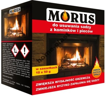 Morus proszek do sadzy 10x50g piecy kominków sadza