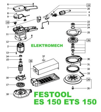 Шлифмашина для щеток FESTOOL ES150 ETS150 490714