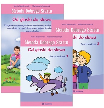 Metoda dobrego startu GŁOSKI DO SŁOWA logopedia+CD