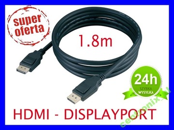 Порт дисплея Кабель DisplayPort-HDMI — 1,8 м DP