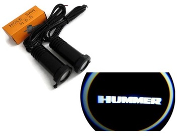 свет LED POWITALNE логотип HUMMER 2x7w все