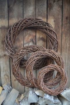 КРУПНАЯ ПЛЕТЕНАЯ ГИРЛЯНДА ДИАМЕТР 25 СМ