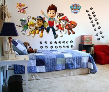 Наклейки на стену PAW PATROL - мега набор 100см!!!