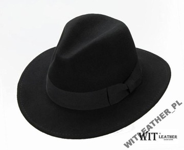 Kapelusz Męski Wełniany Fedora Skoczów 60