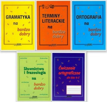 Na bardzo dobry ortografia słownictwo terminy lit.