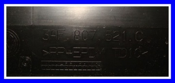 SPOILER DOKŁADKA ZDERZAKA TYŁ VW PASSAT B7 LPG