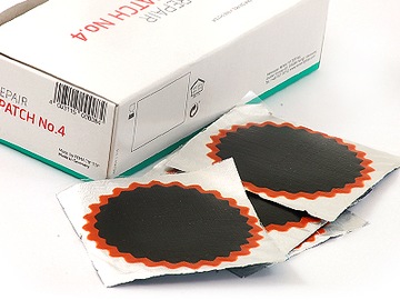 ŁATKA DO DĘTEK NR 4 TIP-TOP, 75 mm 30 SZTUK