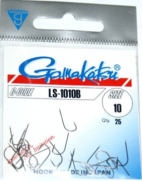 Gamakatsu haczyk LS-1010B nr.10 w opakowaniu 25szt