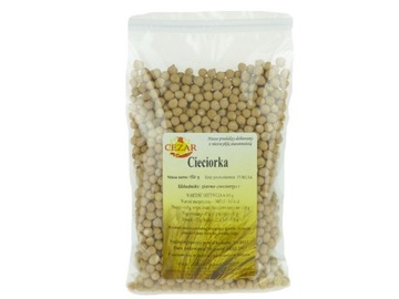 CIECIORKA ciecierzyca groszek biały 500g premium
