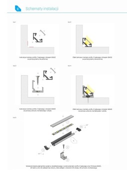 фото ориг. №3, Profile aluminum to plume led backlight anodized silvery type c 1m