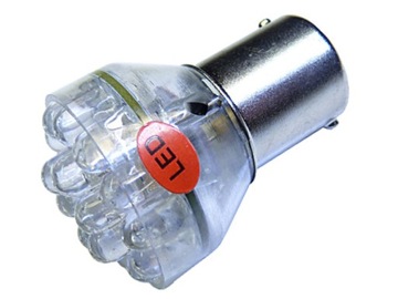 żarówka LED Ba15s P21W cofania BIAŁA wsteczny 12V