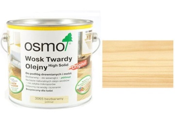 Olej OSMO 3065 WOSK TWARDY OLEJNY Półmat 0,125l