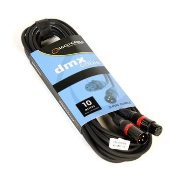 Kabel Przewod DMX AC-DMX3/10 10 metrów 110 ohm