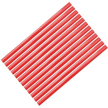 OŁÓWEK STOLARSKI 18 cm 12 szt CZERWONY VOREL