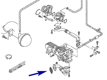 24. Крышка коллектора TDI 4 мм VW Audi Skoda Seat